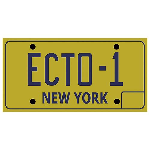 Ghostbusters Ecto-1 License Plate Prop Replica